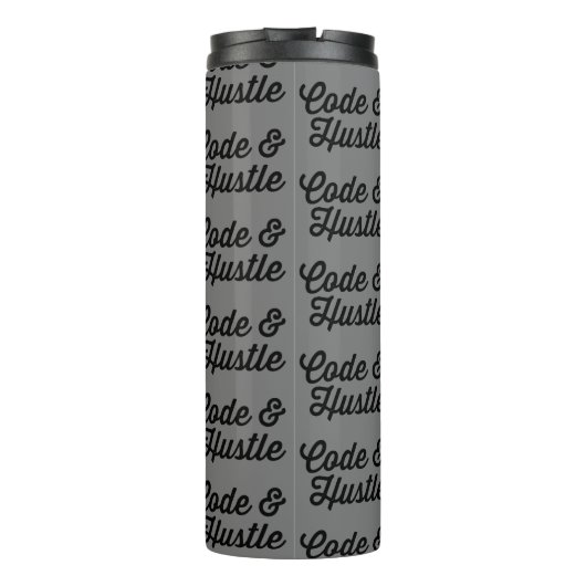 Mosterd en code thermosbeker (Achterkant)