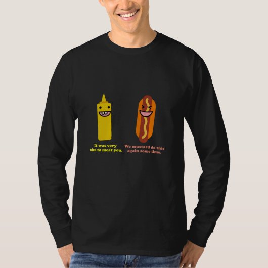 Mosterd en Hotdog T-shirt (Voorkant)