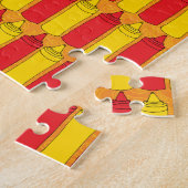 Mosterd en Ketchup Yellow en Red Legpuzzel (Zijkant)