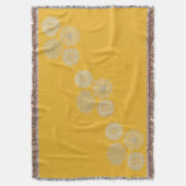 Mosterd en Mandalas Deken (Voorkant Verticaal)