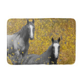 Mosterd en paarden badmat (Voorkant)