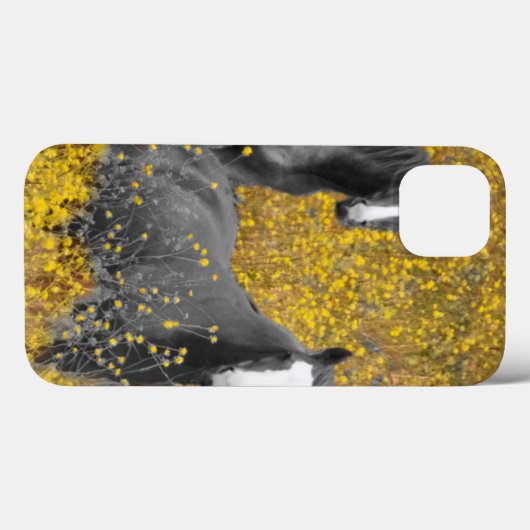 Mosterd en paarden Case-Mate iPhone case (Achterkant (horizontaal))