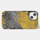 Mosterd en paarden iPhone hoesje (Achterkant horizontaal)