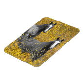 Mosterd en paarden magneet (Linkerzijde)