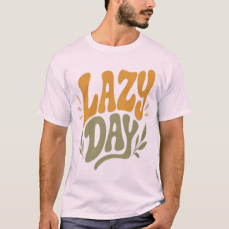 Mosterd En Salie Lazy Day Clipart T-shirt