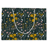 Mosterd Floral Beetles & Bijen Boheemse Wildflower Groot Cadeauzakje (Achterkant)