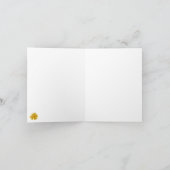 Mosterd Floral Beetles & Bijen Boheemse Wildflower Kaart (Binnen)