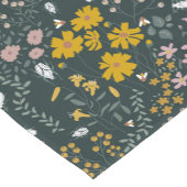 Mosterd Floral Beetles & Bijen Boheemse Wildflower Korte Tafelloper (Hoek)