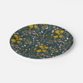 Mosterd Floral Beetles & Bijen Boheemse Wildflower Papieren Bordje (Gekanteld)