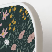 Mosterd Floral Beetles & Bijen Boheemse Wildflower Pickleball Paddle (Links Detail)