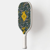 Mosterd Floral Beetles & Bijen Boheemse Wildflower Pickleball Paddle (Links)