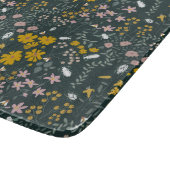 Mosterd Floral Beetles & Bijen Boheemse Wildflower Snijplank (Hoek)