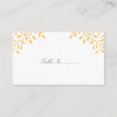 Mosterd Geel Geheime Tuin Trouwplaats Kaarten Plaatskaartje (Achterkant)