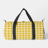 Mosterd Gele Hart Plaid Gingham Retro Kleur Plunjezak (Voorkant)
