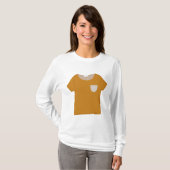 Mosterd Gele Minimalistische Top (Voorkant volledig)