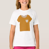 Mosterd Gele Minimalistische Top (Voorkant)
