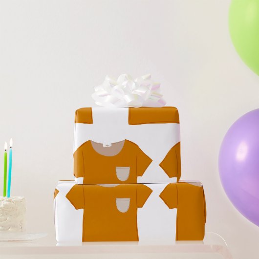 Mosterd Gele Minimalistische Top Cadeaupapier