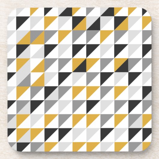 Mosterd, grijs, zwart Onderzetter (Voorkant)