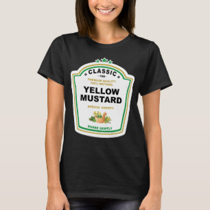 Mosterd Halloween 2025 Kostuum Matching Paar T-shirt