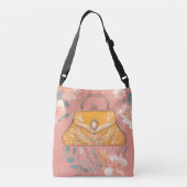 Mosterd in de lucht AI kunst Crossbody Tas