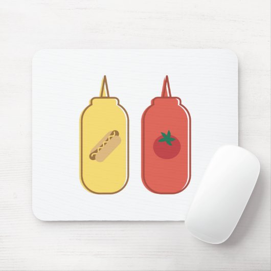 Mosterd & Ketchup Muismat (Met muis)