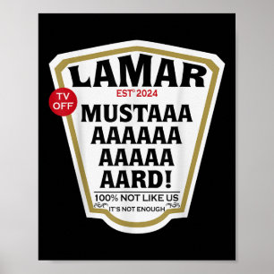 Mosterd Lamar TV - Gebruik je hart - Mosterd Poster