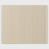 Mosterd/lichtroze/beige Gestreepte Elegant Cadeaupapier (Vlak)