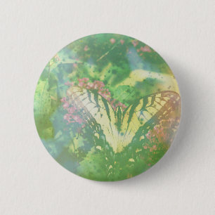 mosterd met verloopfilm ronde button 5,7 cm