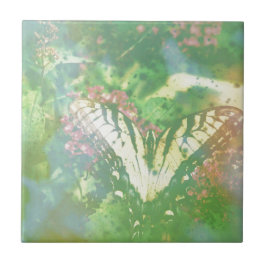 mosterd met verloopfilm tegeltje