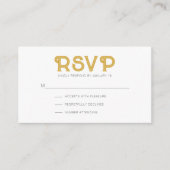 Mosterd Modern Seventies RSVP Informatiekaartje (Voorkant)