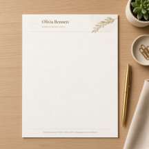 Mosterd Olijftak Minimalistisch Zakelijk Logo
