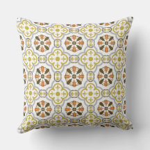 Mosterd Oranje Alhambra Worp Kussen
