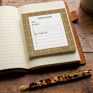 Mosterd Raster Dagelijkse Prioriteiten Checklist I Post-it® Notes