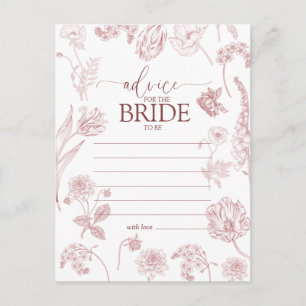 mosterd Roos - Floral advies aan de bride Briefkaart