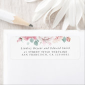 Mosterd Roos Floral Wedding Label (Insitu)