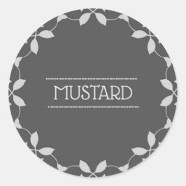 Mosterd Spice Jar Labels Stickers