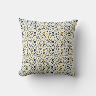 Mosterd Tulp Boho Decoratiekussen Kussen