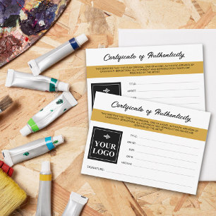 Mosterd Uw Logo Certificaat van Echtheid