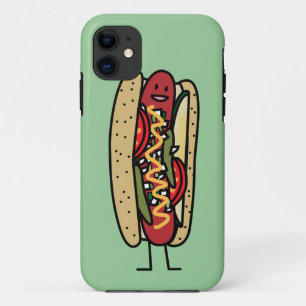 Mosterd van het de papaverbroodje van de Hotdog iPhone 11 Hoesje