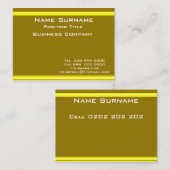 Mosterd Visitekaartje (Voorkant / Achterkant)