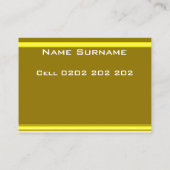 mosterd-Visitekaartje Visitekaartje (Achterkant)