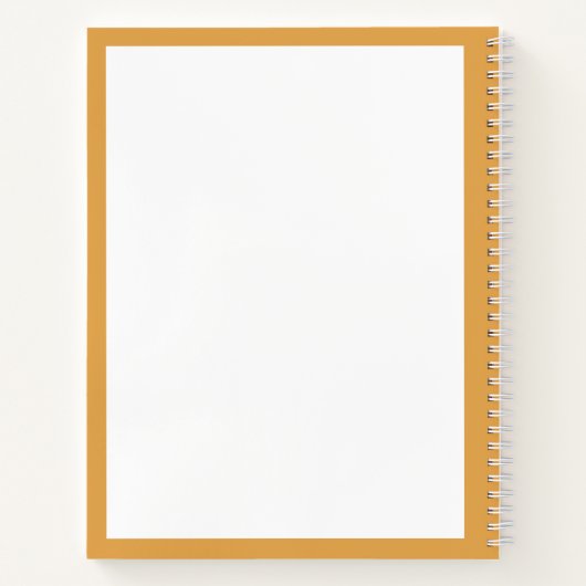 Mosterd Witte Balloon Whisk Notitieboek (Achterkant)