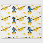 Mosterd Wrapping Paper White voor alle gelegenhede Cadeaupapier (Vlak)