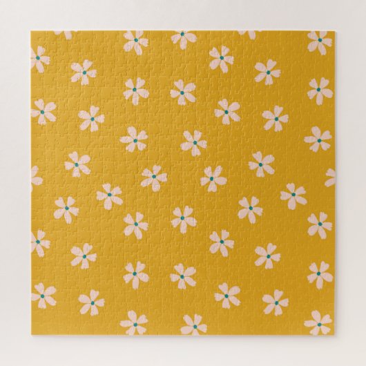 Mosterdbloem: sisblender legpuzzel (Verticaal)
