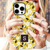 Mosterdbloemmonogram Hoesje