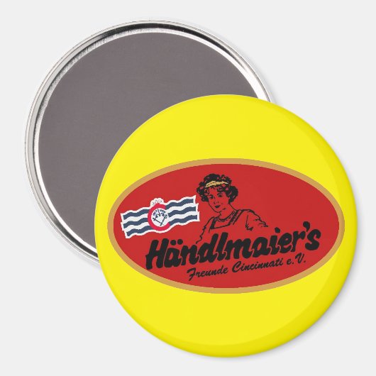 Mosterdclubmagneet Magneet (Voorkant / Achterkant)