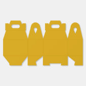 Mosterdgeel Bedankdoosjes (Ongevouwen)