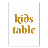 Mosterdgeel eenvoudige minimalistische bruiloft ki kaart (Voorkant)