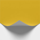 Mosterdgeel Effen Kleur Cadeaupapier (Hoek)