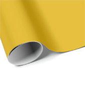 Mosterdgeel Effen Kleur Cadeaupapier (Rol Hoek)